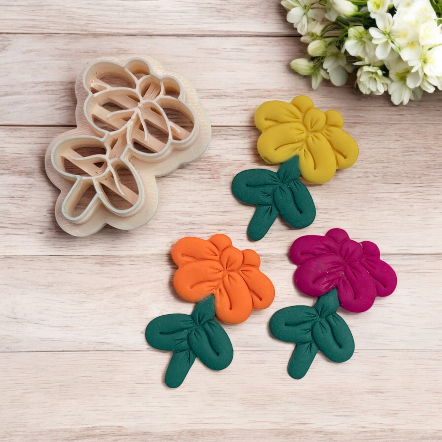 Flor Goblo – Cortador para hacer pendientes de arcilla polimérica.