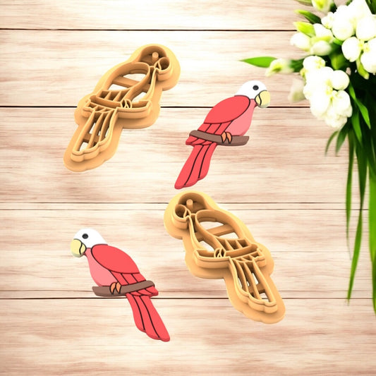 Loro– Cortador para hacer pendientes de arcilla polimérica.