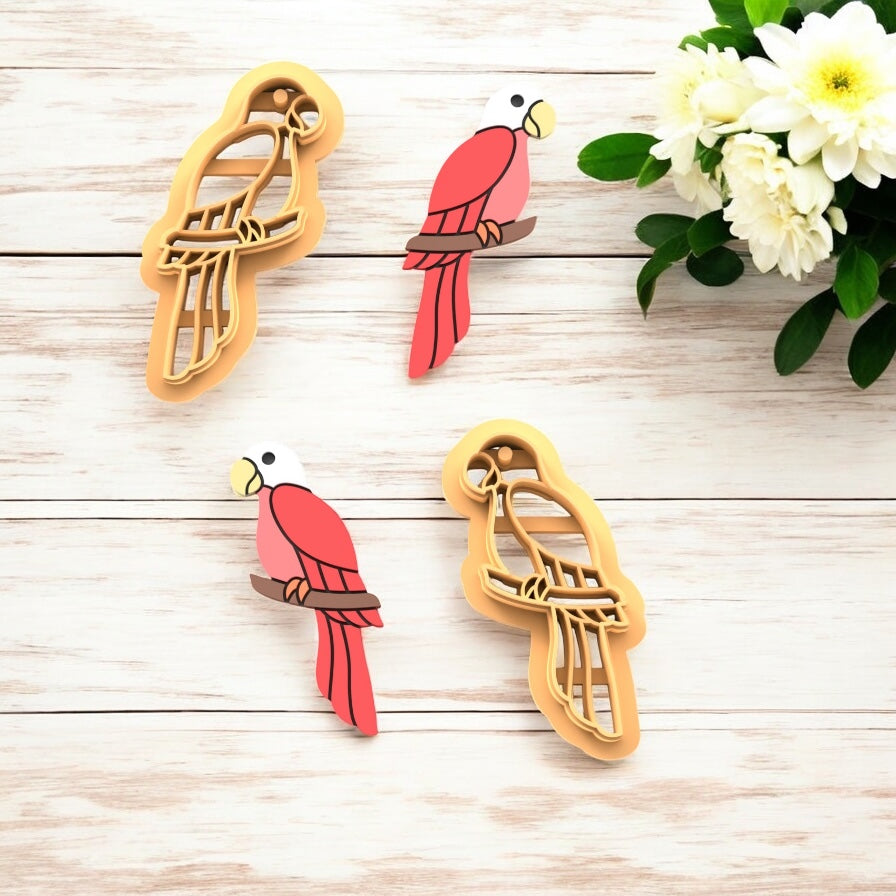 Loro– Cortador para hacer pendientes de arcilla polimérica.