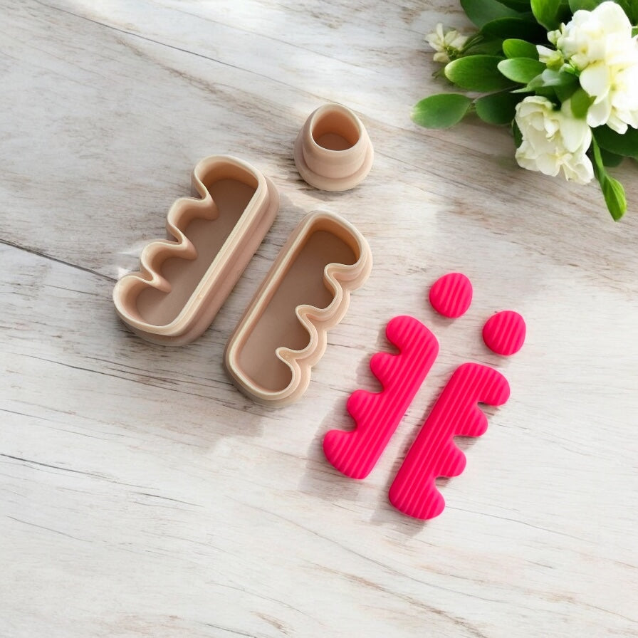 Eco – Cortador para hacer pendientes de arcilla polimérica.