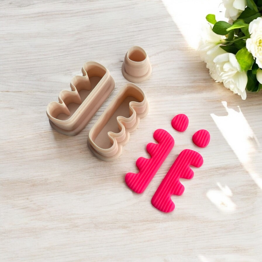 Eco – Cortador para hacer pendientes de arcilla polimérica.