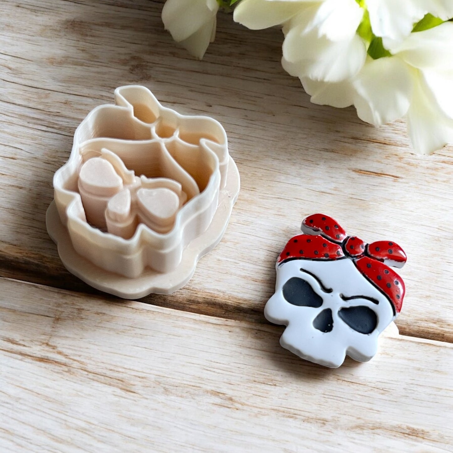 Cortador Arcilla Polimerica | Calavera Girl | Minipekas