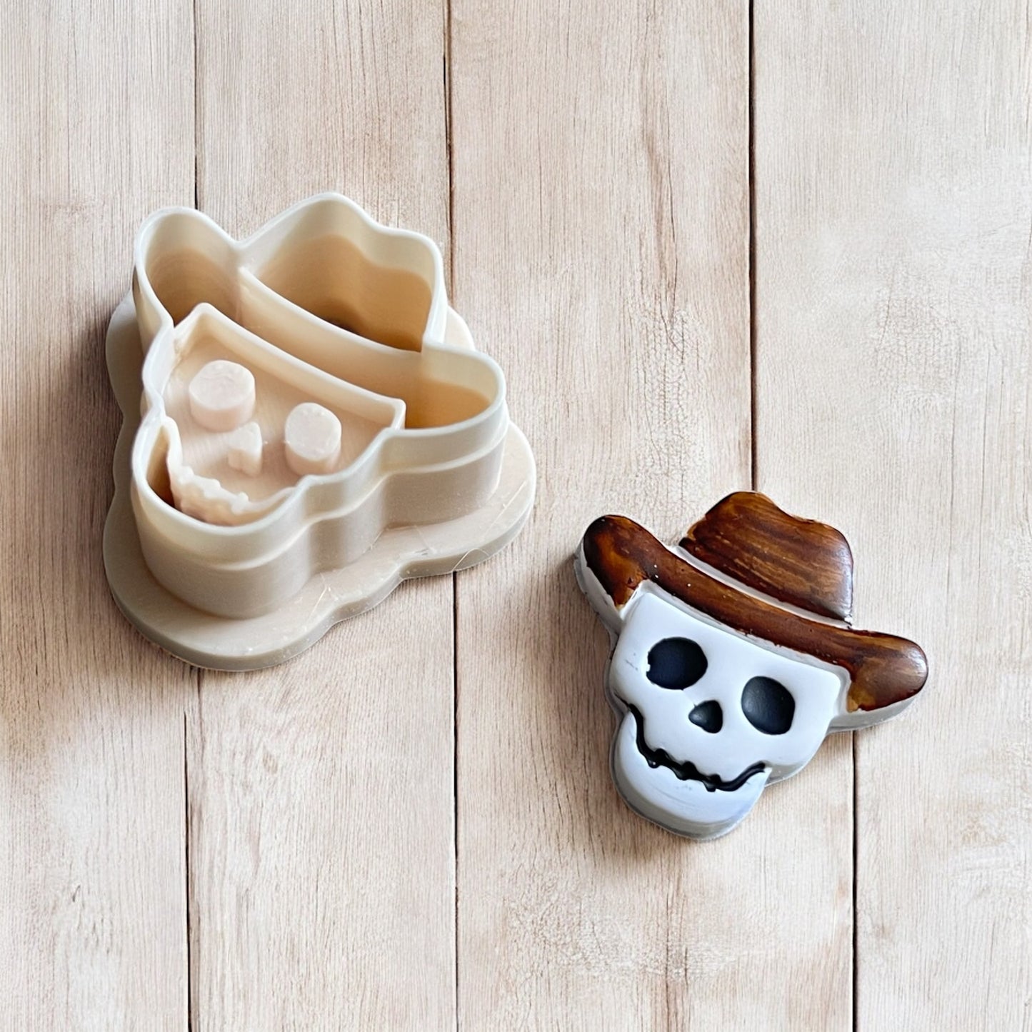 Cortador Arcilla Polimerica | Calavera Cowboy | Minipekas