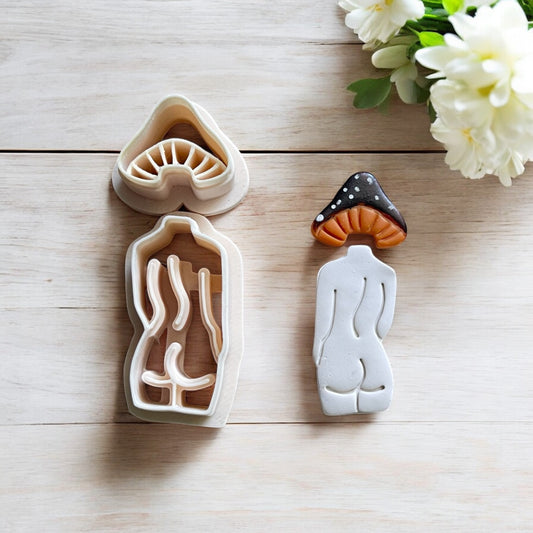 Cortador Arcilla Polimerica | Mushroom Woman | Minipekas