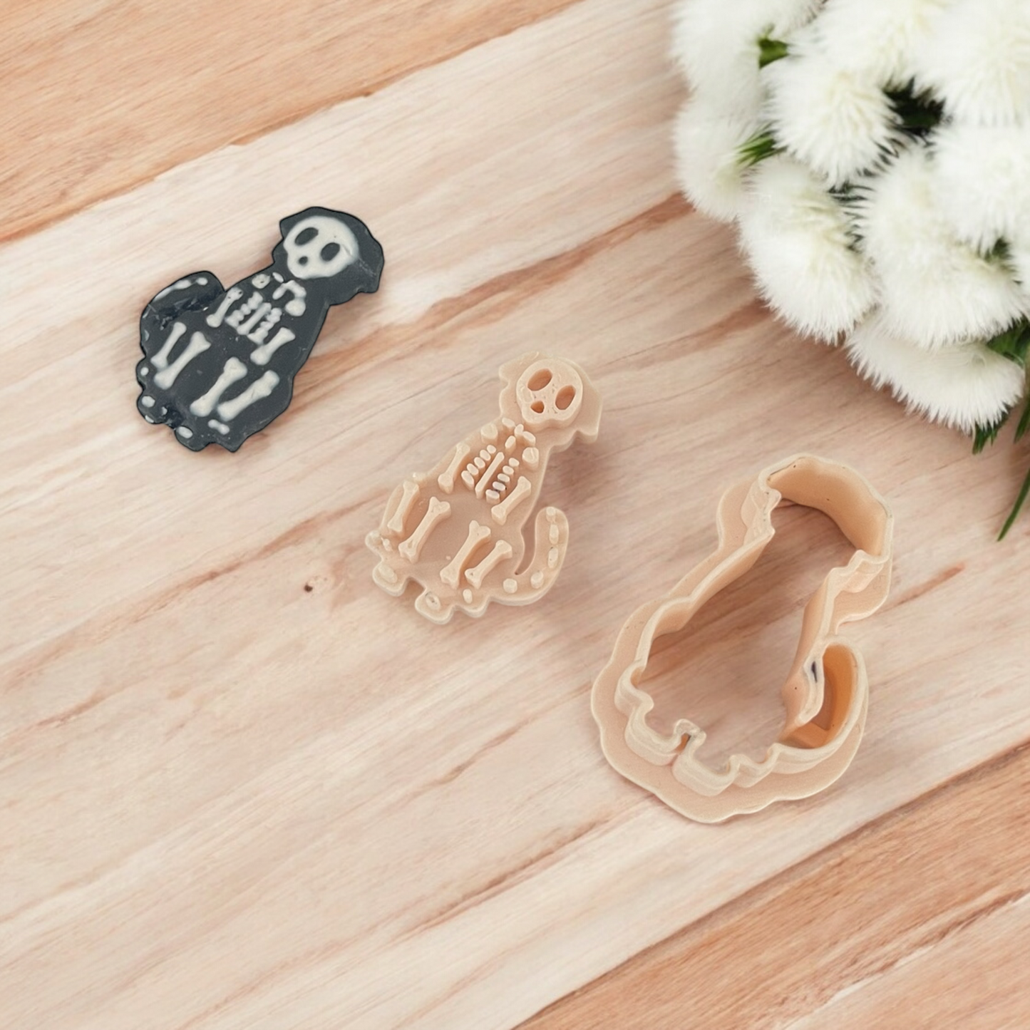 Cortador Arcilla Polimerica | Perro Esqueleto