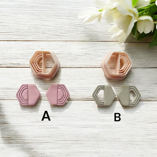 Cortador Arcilla Polimérica |  hexágono Mir A-B | Minipekas