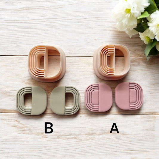 Cortador Arcilla Polimérica |  Cuadrado Mir A-B | Minipekas