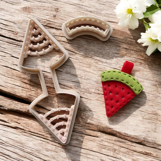 Cortador Arcilla Polimerica | Llavero Sandía | Minipekas