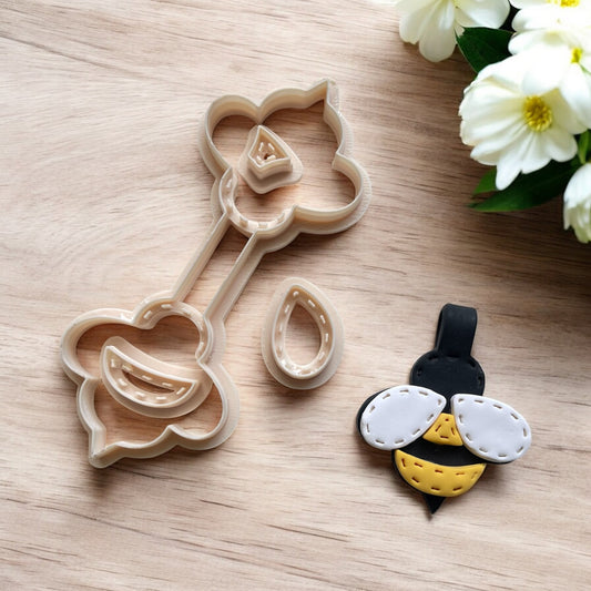 Cortador Arcilla Polimerica | Llavero Abeja | Minipekas