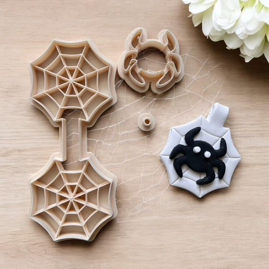 Cortador Arcilla Polimerica | Llavero Araña Halloween | Minipekas