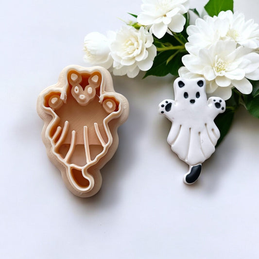 Cortador Arcilla Polimérica |  Fantasma Gato | Minipekas
