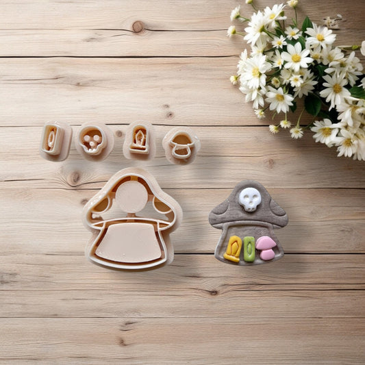 Cortador Arcilla Polimérica | Estantería Hongo | Minipekas