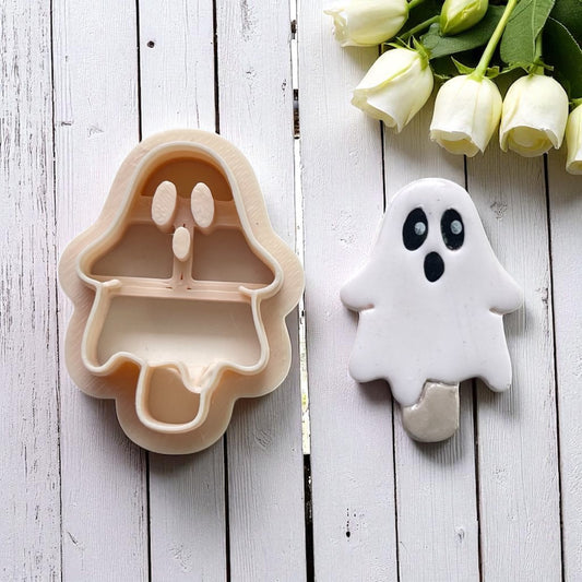 Cortador Arcilla Polimérica | Helado fantasma | Minipekas