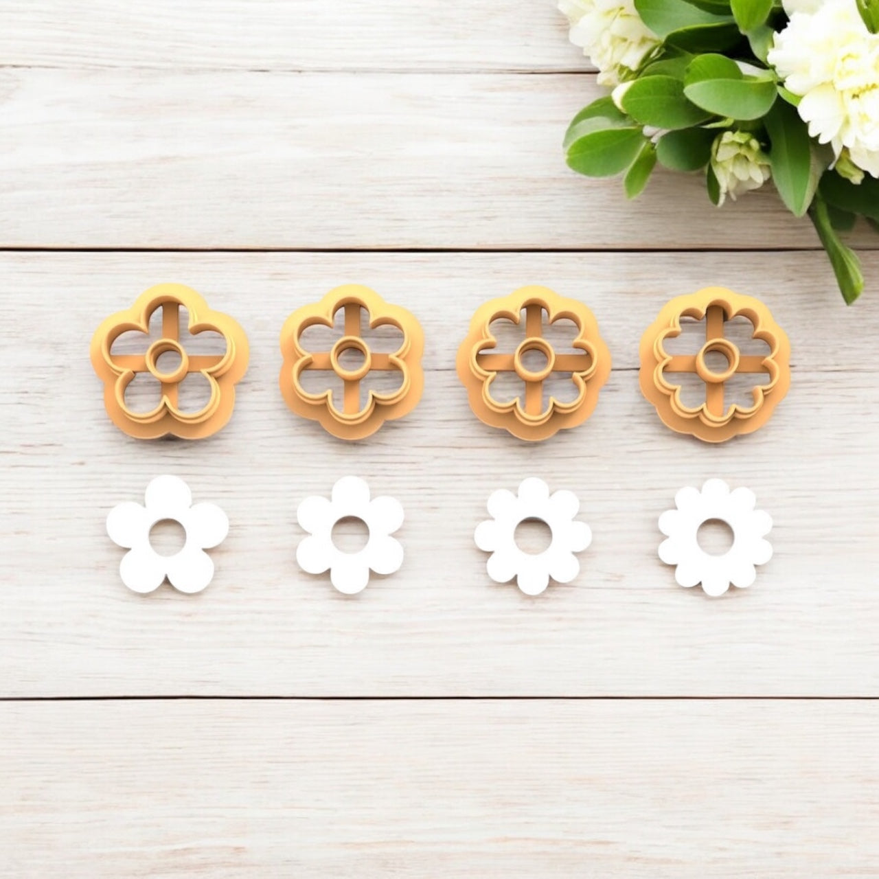 Cortador arcilla polimérica | Flor D