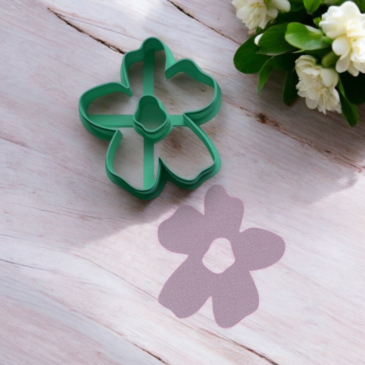 Cortador arcilla polimérica | Flor abstracta 13