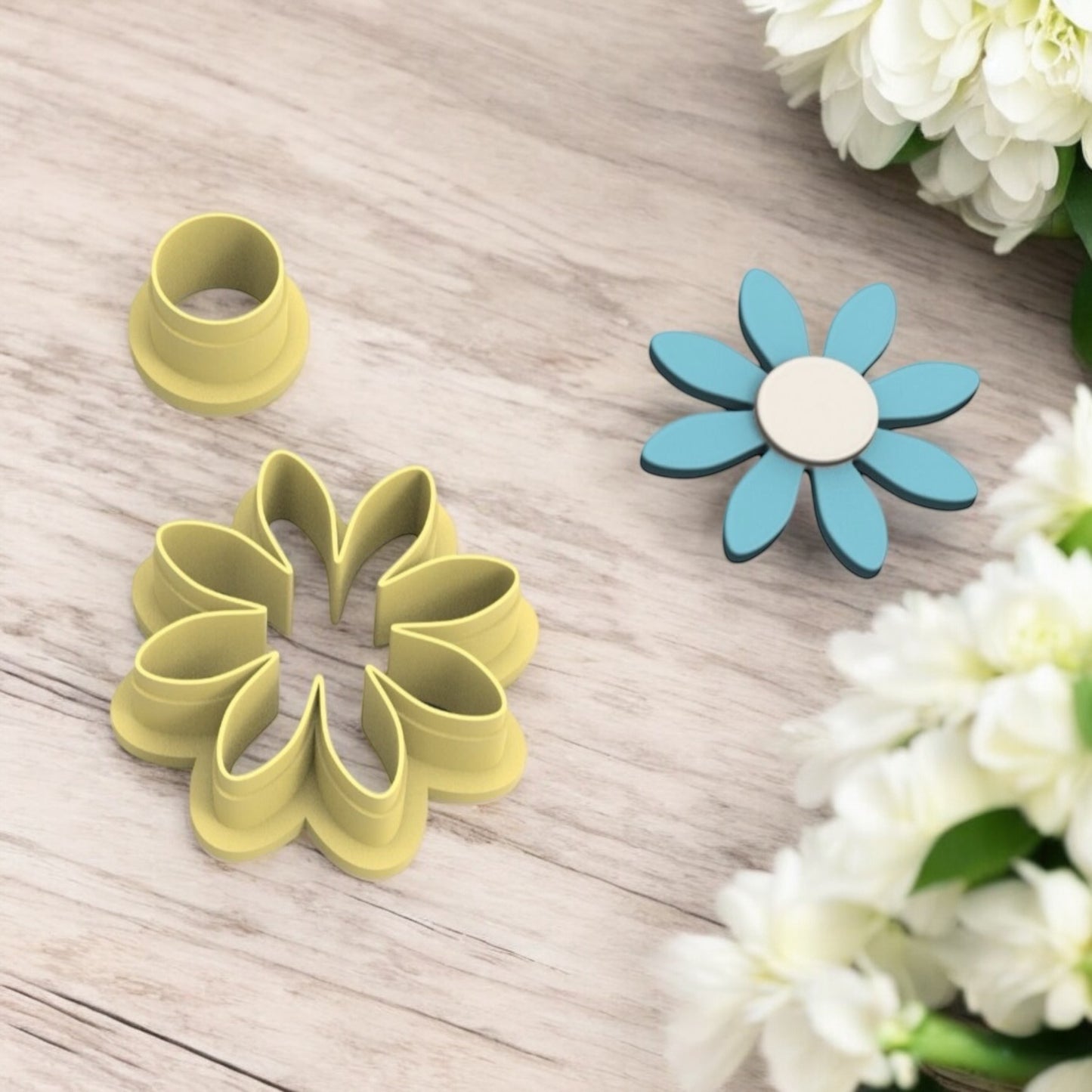 Flower 13 - Cortador para hacer pendientes de arcilla polimérica