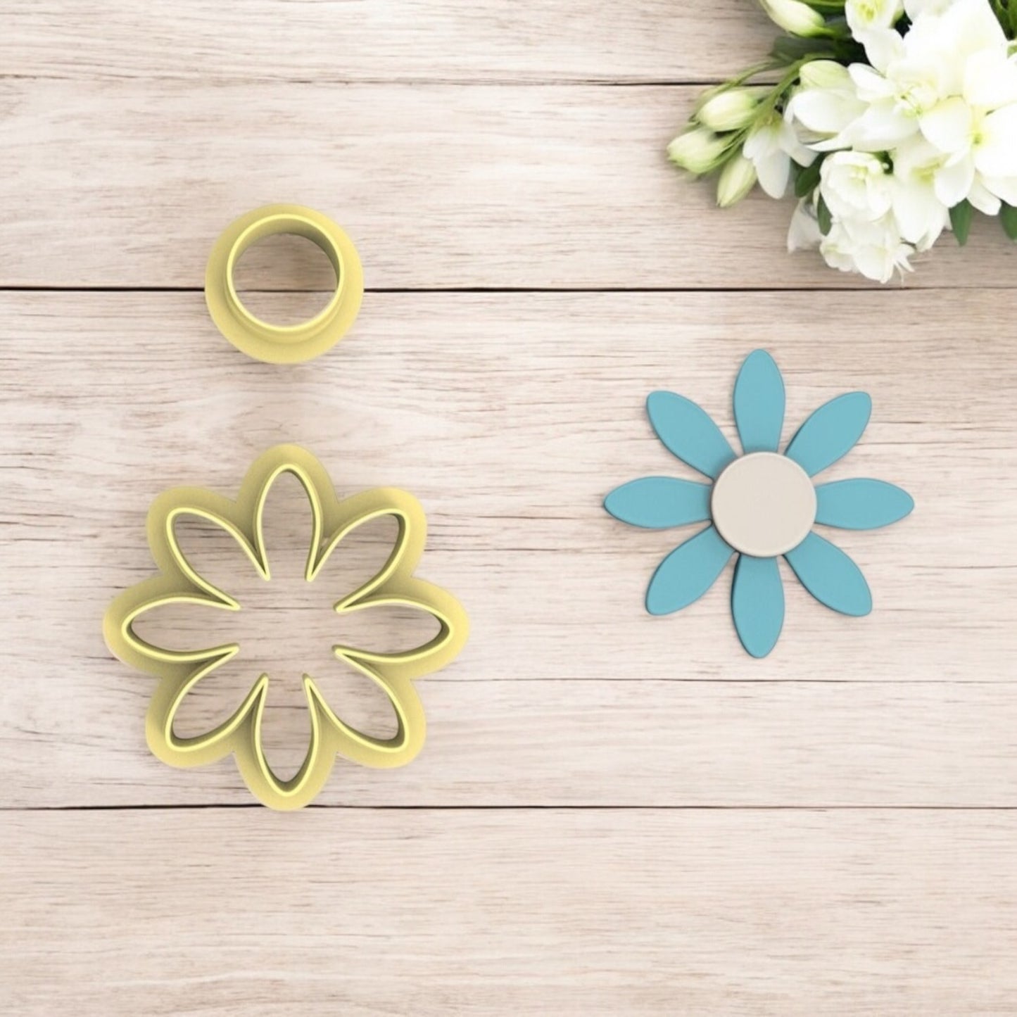 Flower 13 - Cortador para hacer pendientes de arcilla polimérica