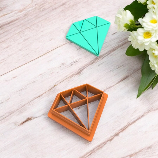 Cortador de diamante para fazer brincos de argila polimérica