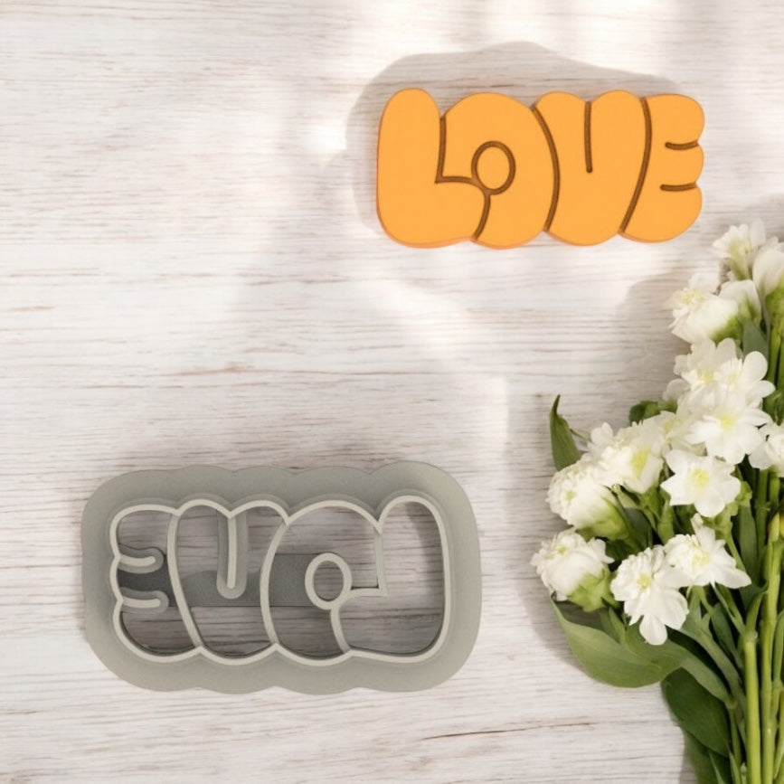 Cortador de amor para fazer brincos de argila de polímero