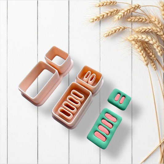 Cortador Arcilla Polimérica|Geometric boho 202504 | Minipekas