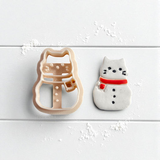 Cortador Arcilla Polimérica|Gato Navidad 202516| Minipekas