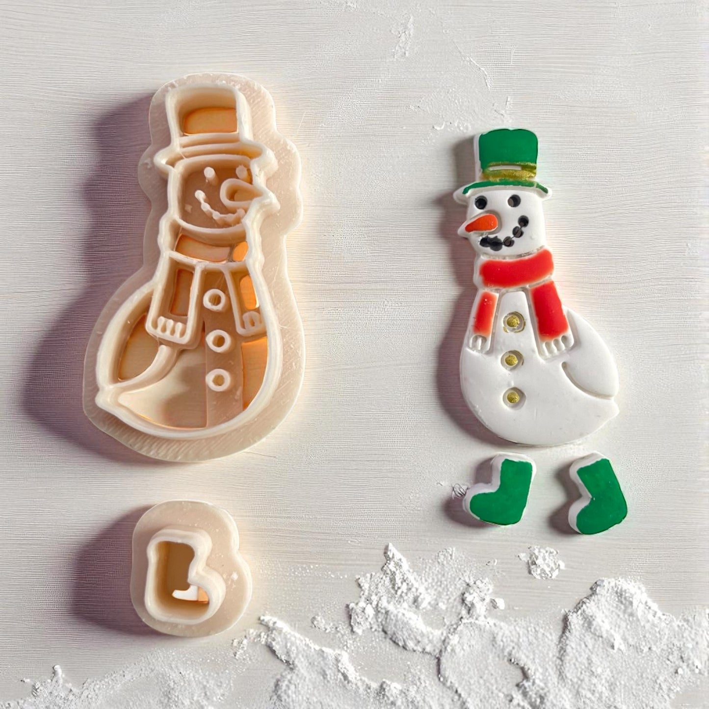 Cortador Arcilla Polimérica| Muñeco Navidad 202520| Minipekas