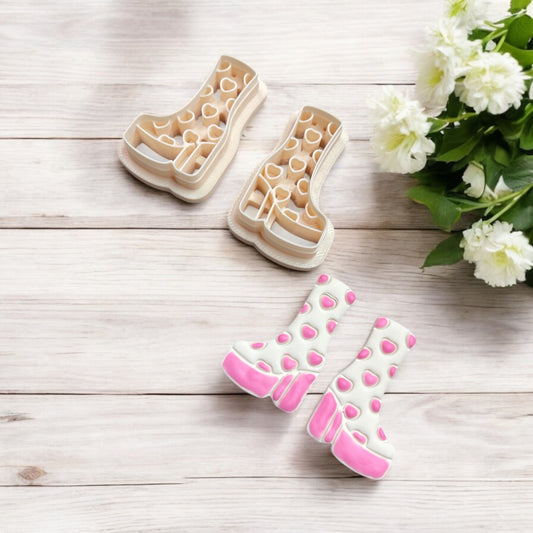 Bota San Valentín 28 - Cortador para hacer pendientes de arcilla polimérica