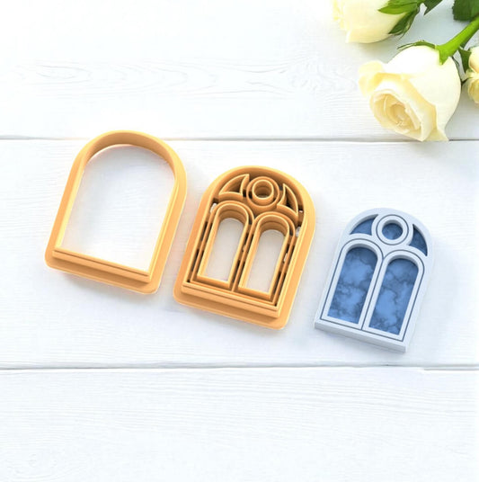 Cortador Arcilla Polimérica| Ventana Gótica 5 | Minipekas