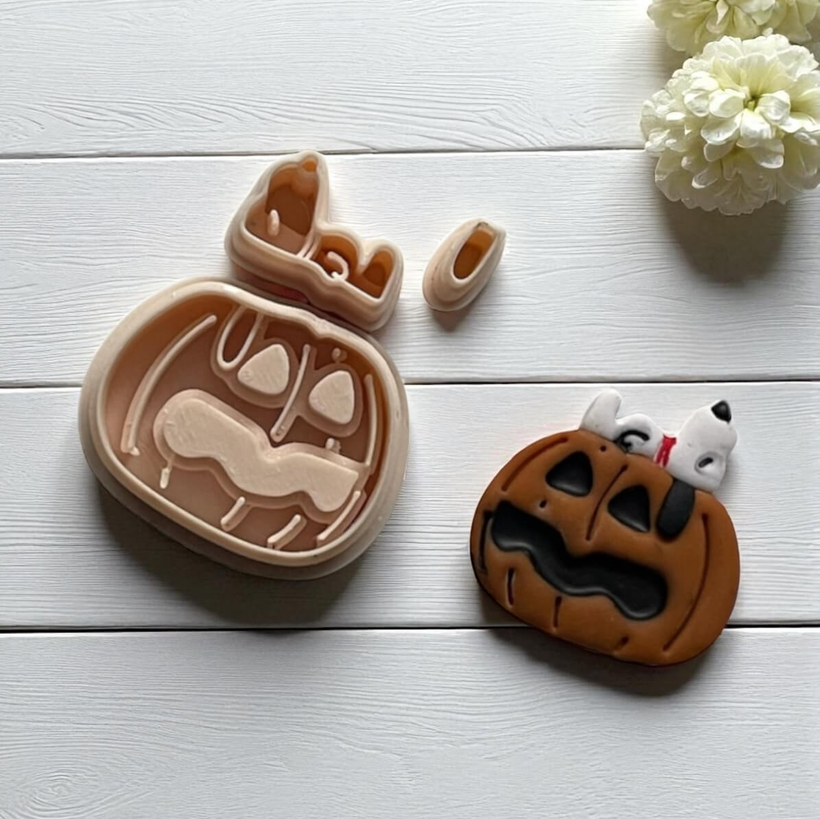 Cortador Arcilla Polimérica| Snoopy Calabaza 104 | Minipekas