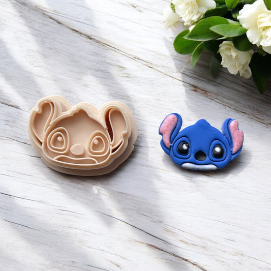 Cortador Arcilla Polimerica | Stich cara | Minipekas