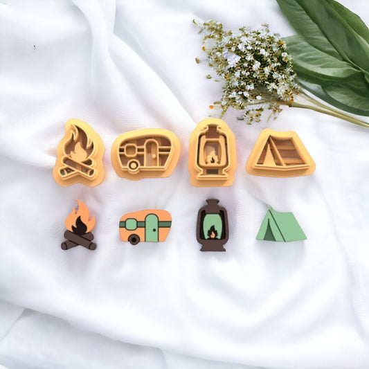 Set camping– Cortador para hacer pendientes de arcilla polimérica.