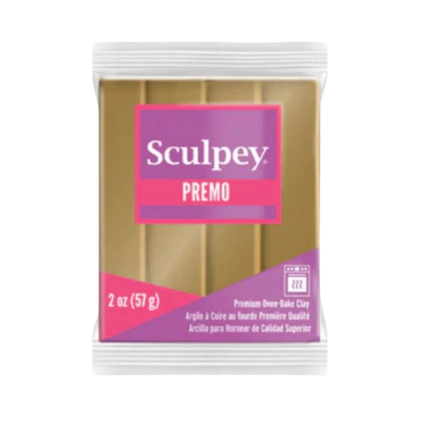Sculpey Premo Argile polymère Or Antique 2oz (56g)