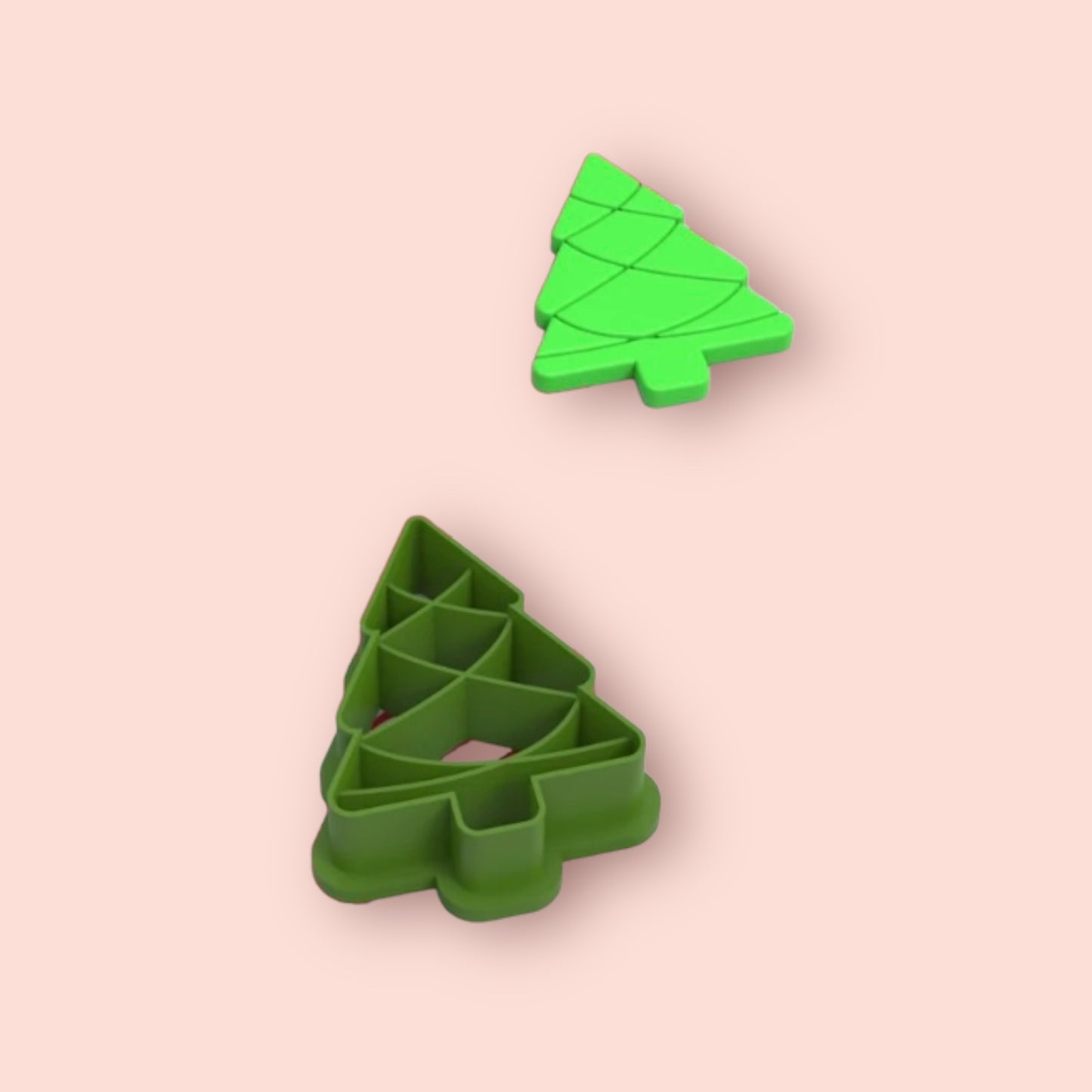 Découpeur de sapin de Noël pour réaliser des boucles d'oreilles en pâte polymère