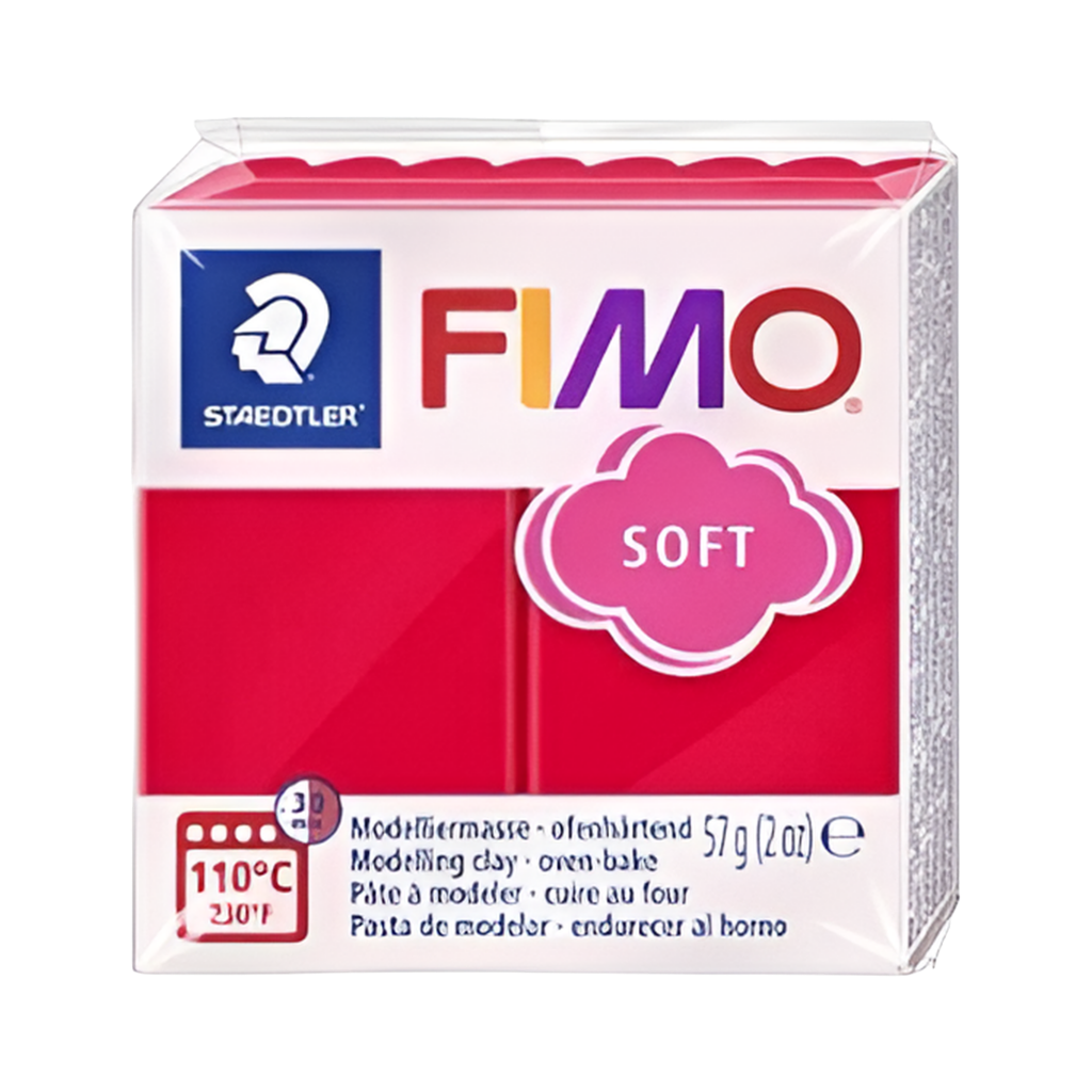 Fimo soft rojo indio 8020-24 arcilla polimerica 57g -2 oz