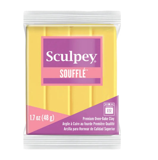 Argila de polímero Sculpey Souffle Canary 1,7 onças (48g)