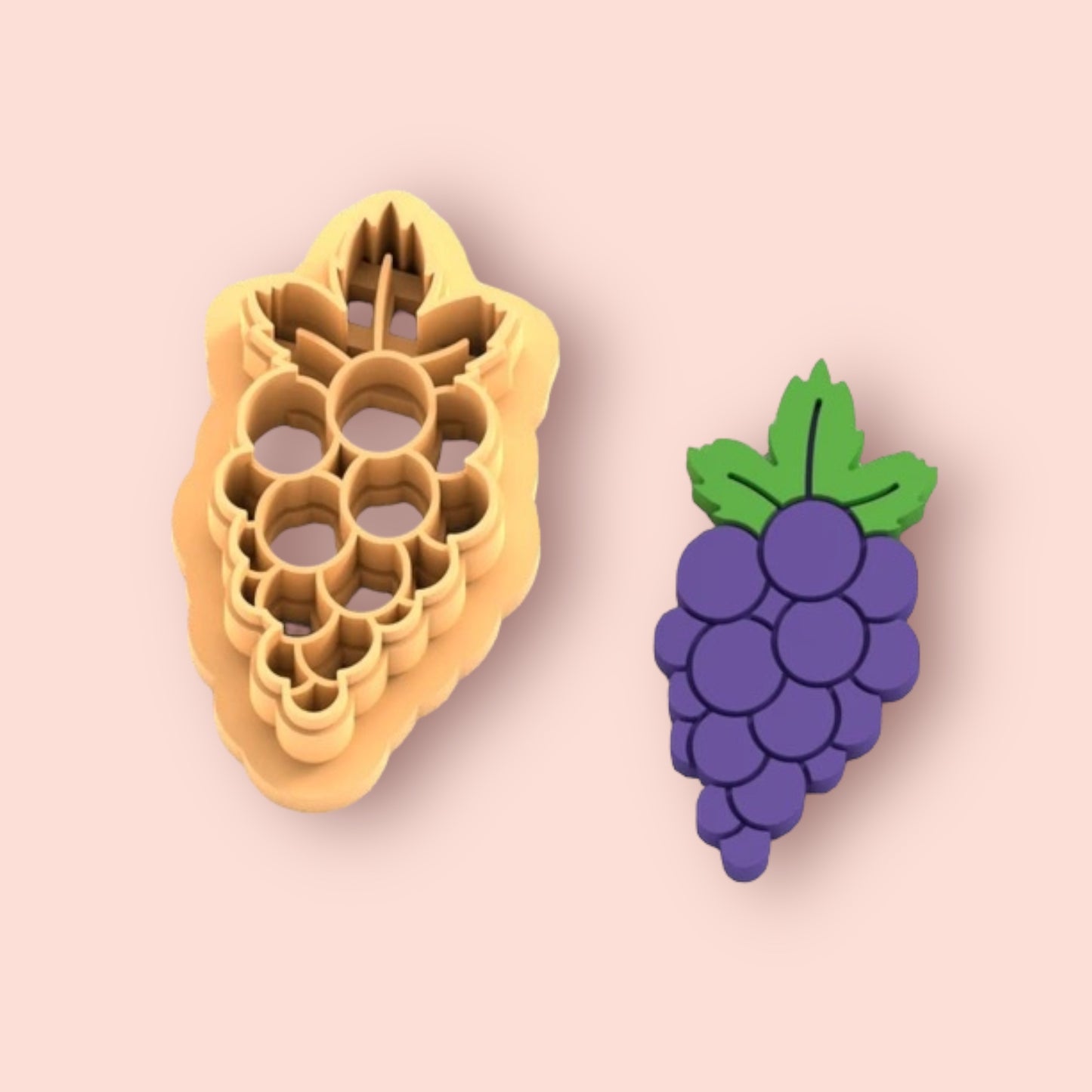 Coupe-raisin pour réaliser des boucles d'oreilles en pâte polymère