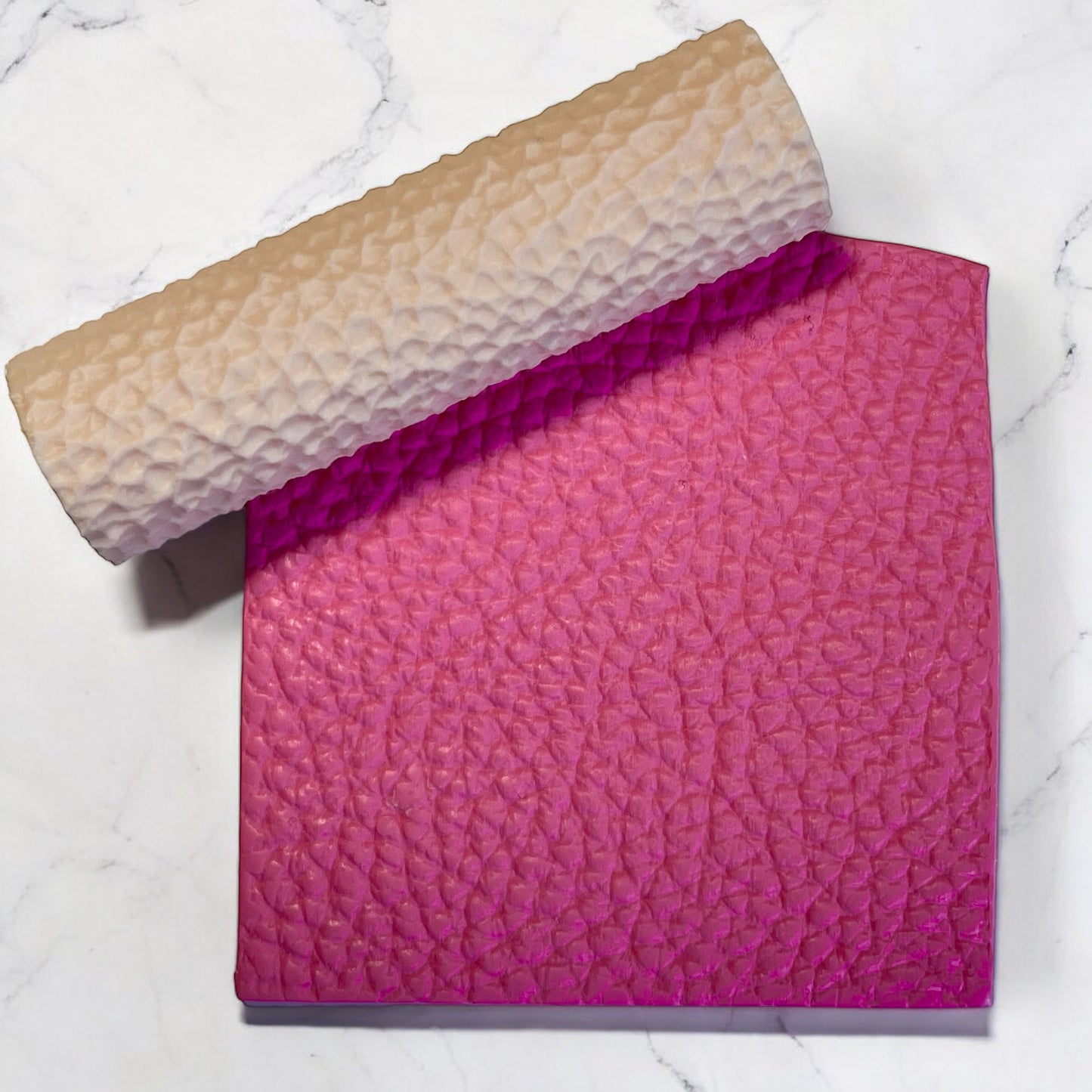 Rouleau de texture cuir pour pâte polymère