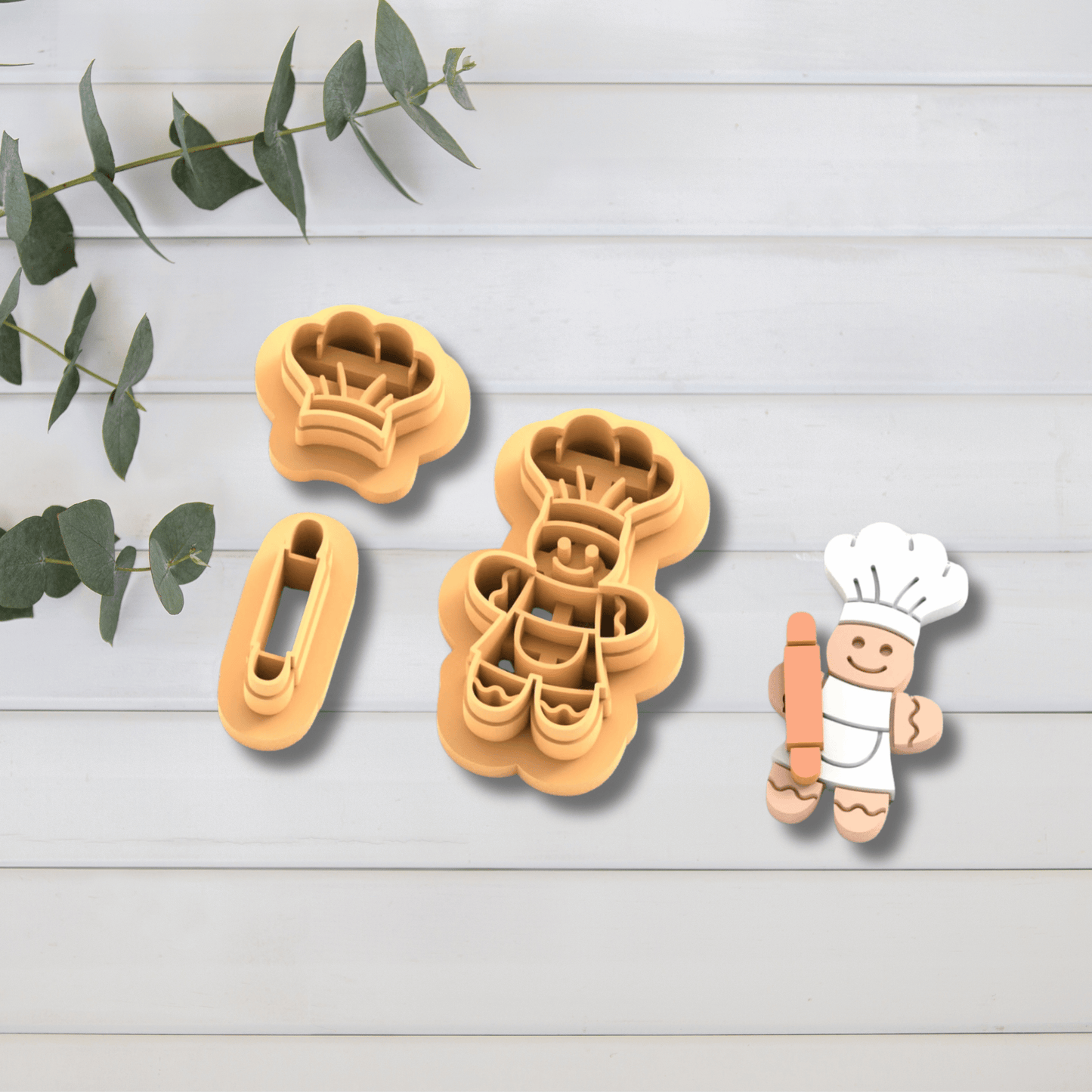 Cortador Arcilla Polimérica| Galleta Cocinero Navidad 202557| Minipekas