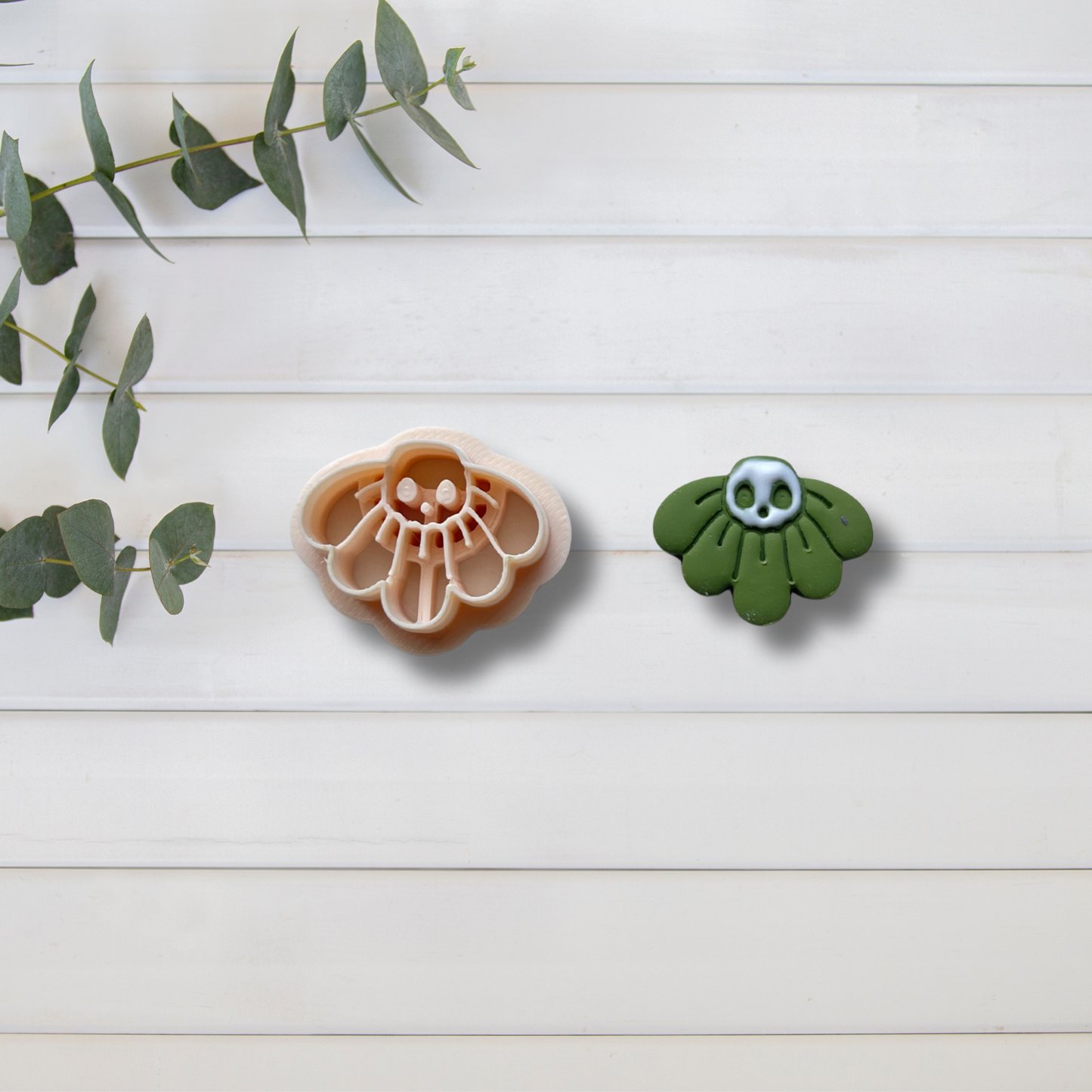 Cortador Arcilla Polimérica| Flor skull Halloween 202548 | Minipekas