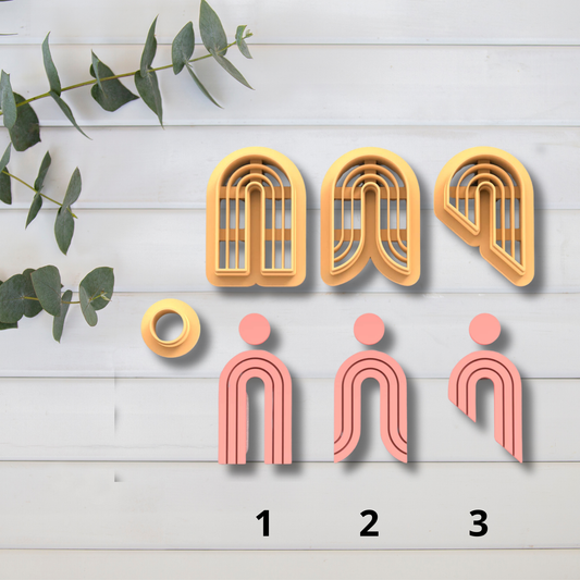 Cortador Arcilla Polimérica| Combo boho 202572| Minipekas