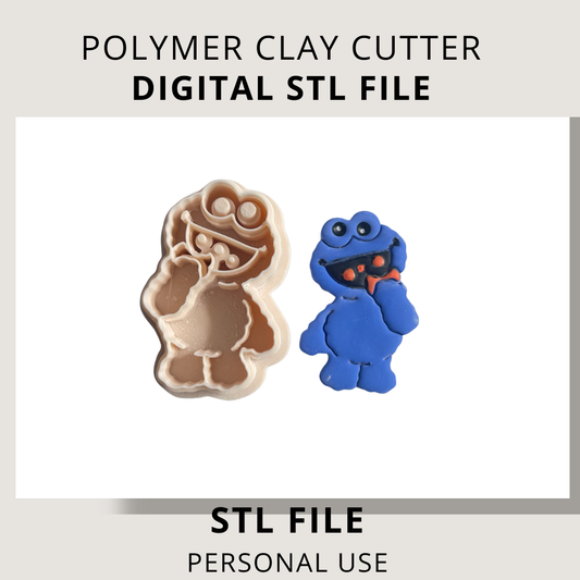 ARCHIVO DIGITAL STL |  MOUNSTRO GALLETA| MINIPEKAS