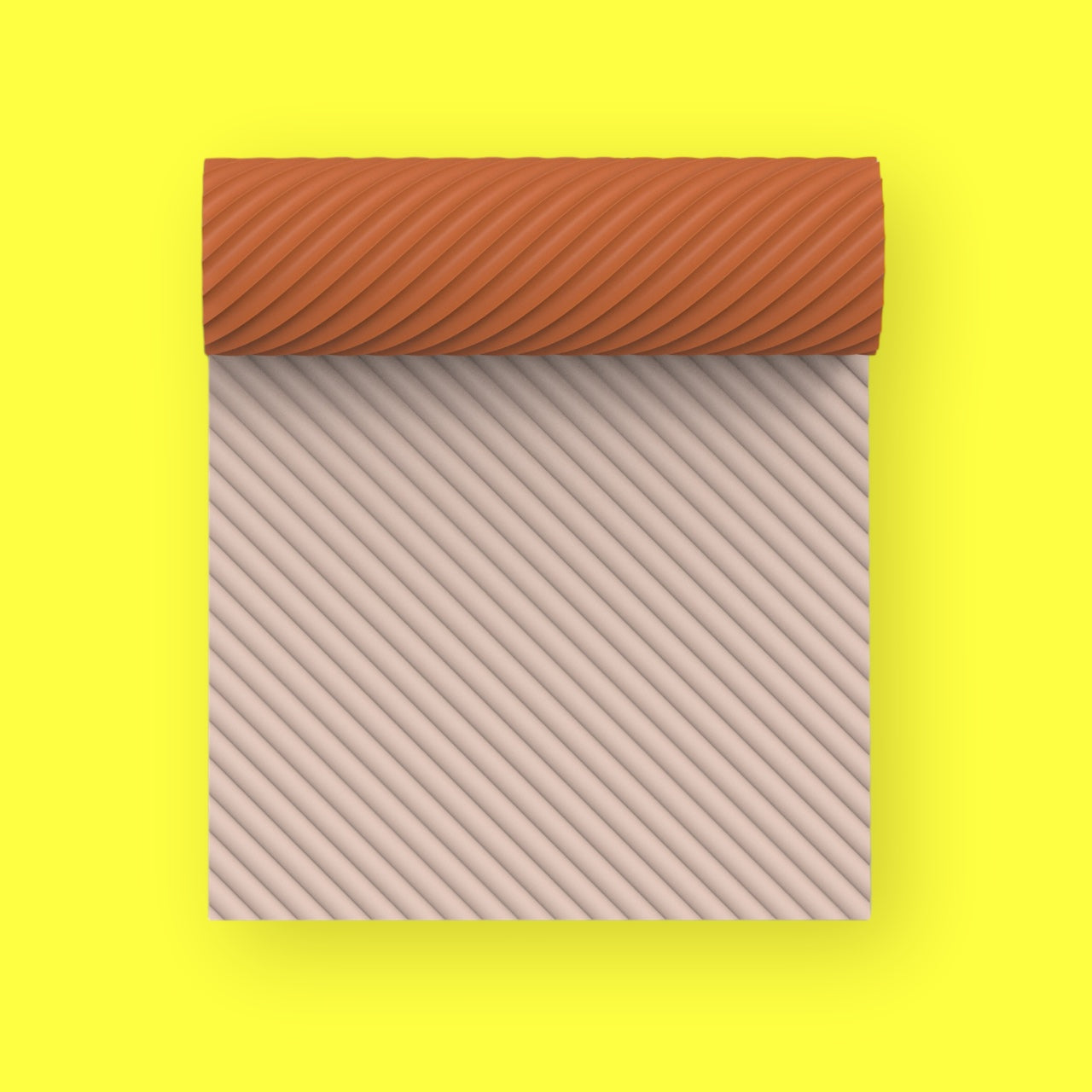 19-Rodillo textura lineas oblicuas para arcilla polimérica