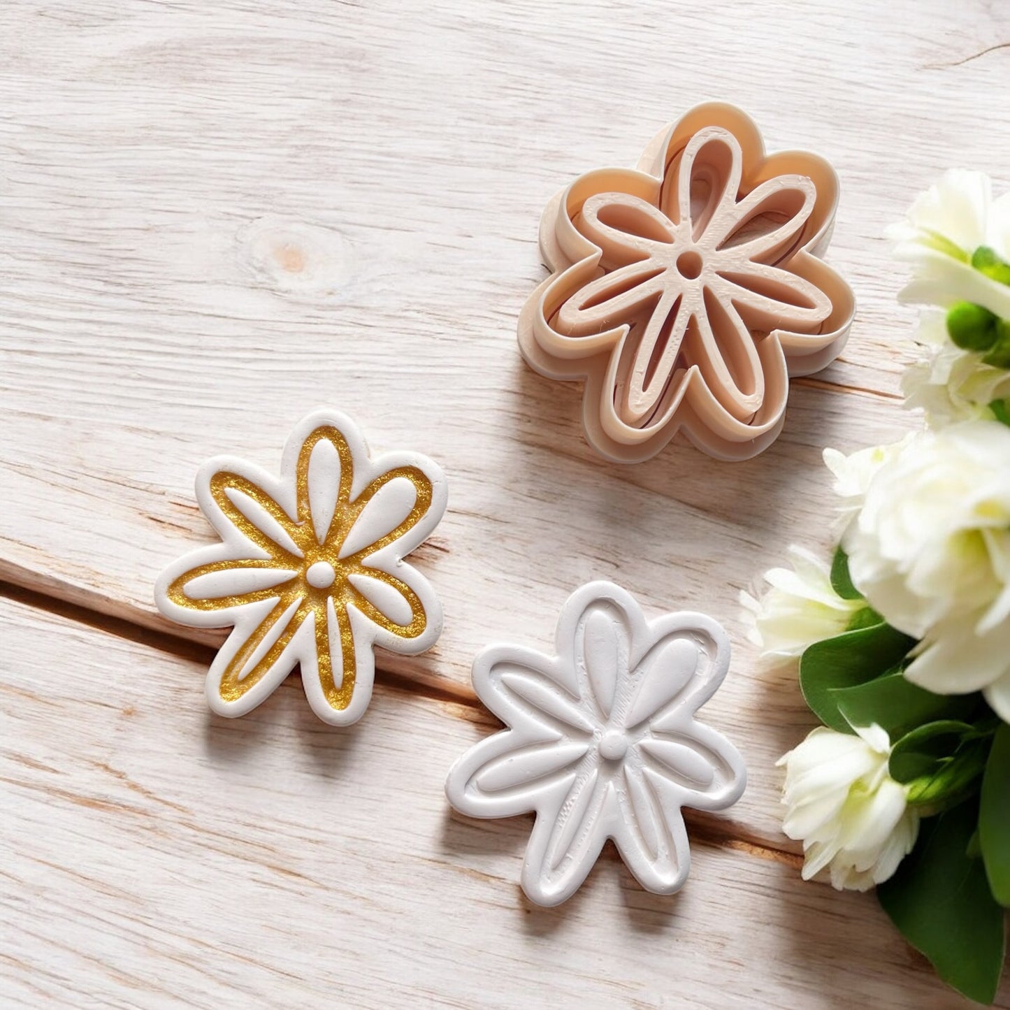 Cortador Arcilla Polimérica Flor Boho 124- Minipekas | Joyería DIY