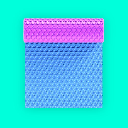 10-Rodillo textura mimbre para arcilla polimérica