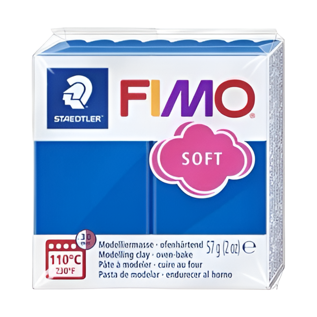 Fimo soft azul  8020-37 arcilla polimerica 57g -2 oz