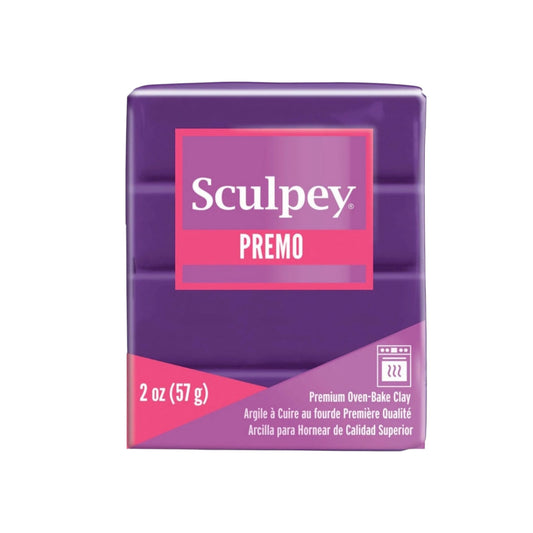 Argila polimérica Sculpey Premo roxa 2 onças 57g