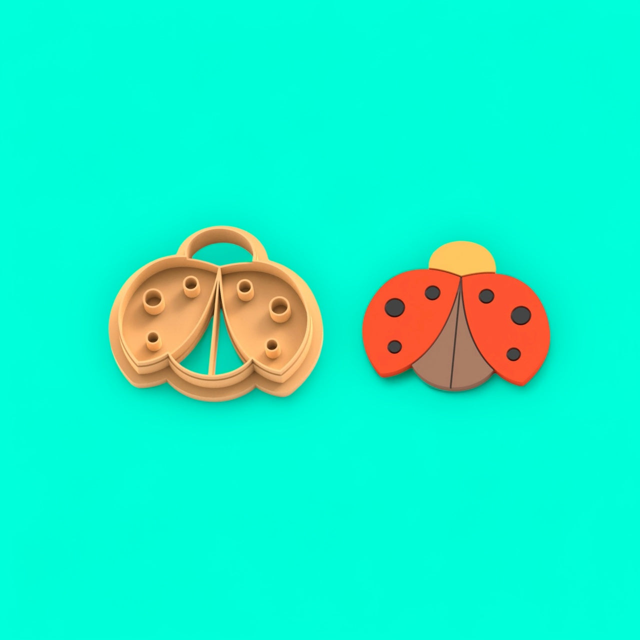 Ladybug A polymer clay cutter