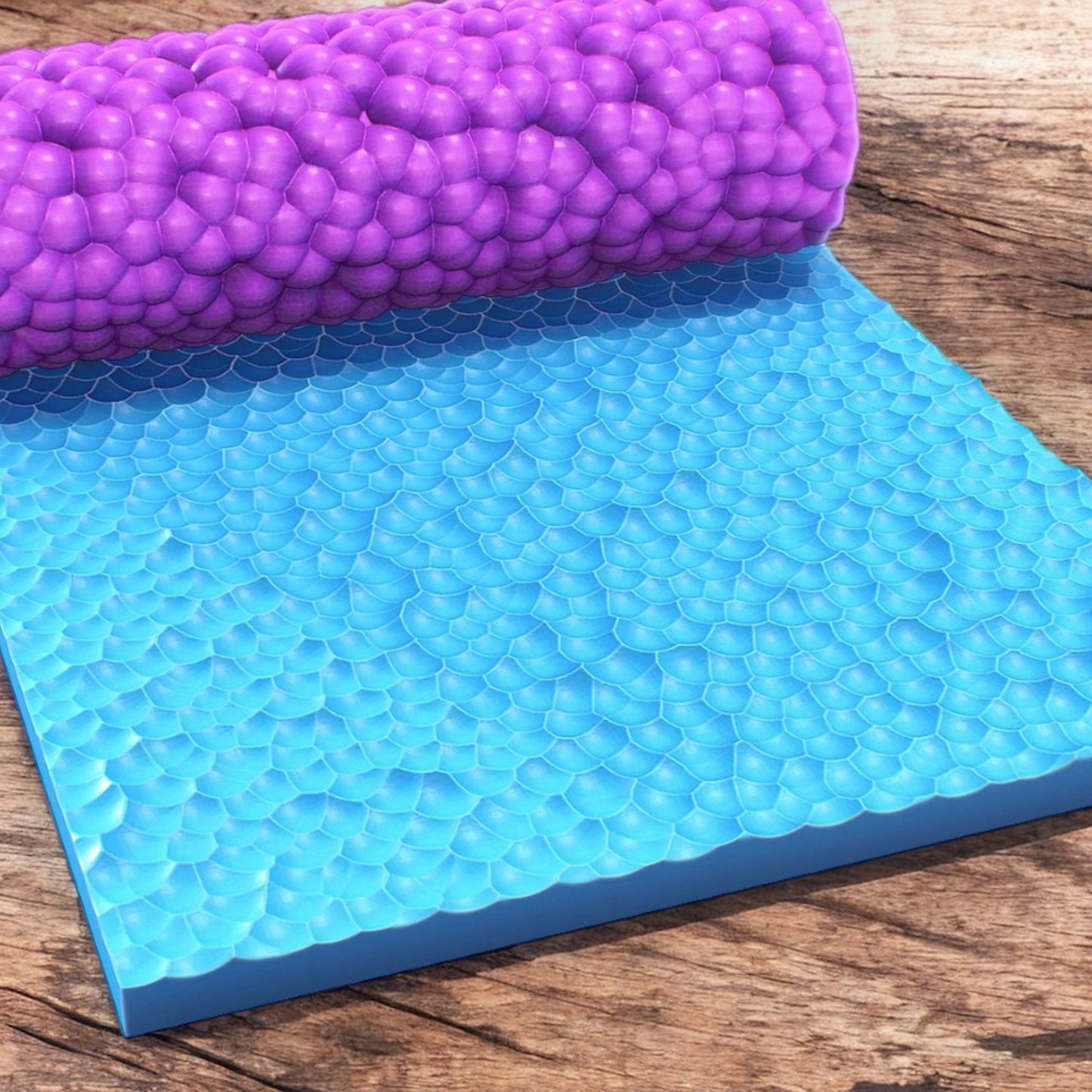Rouleau de texture martelé pour pâte polymère #11