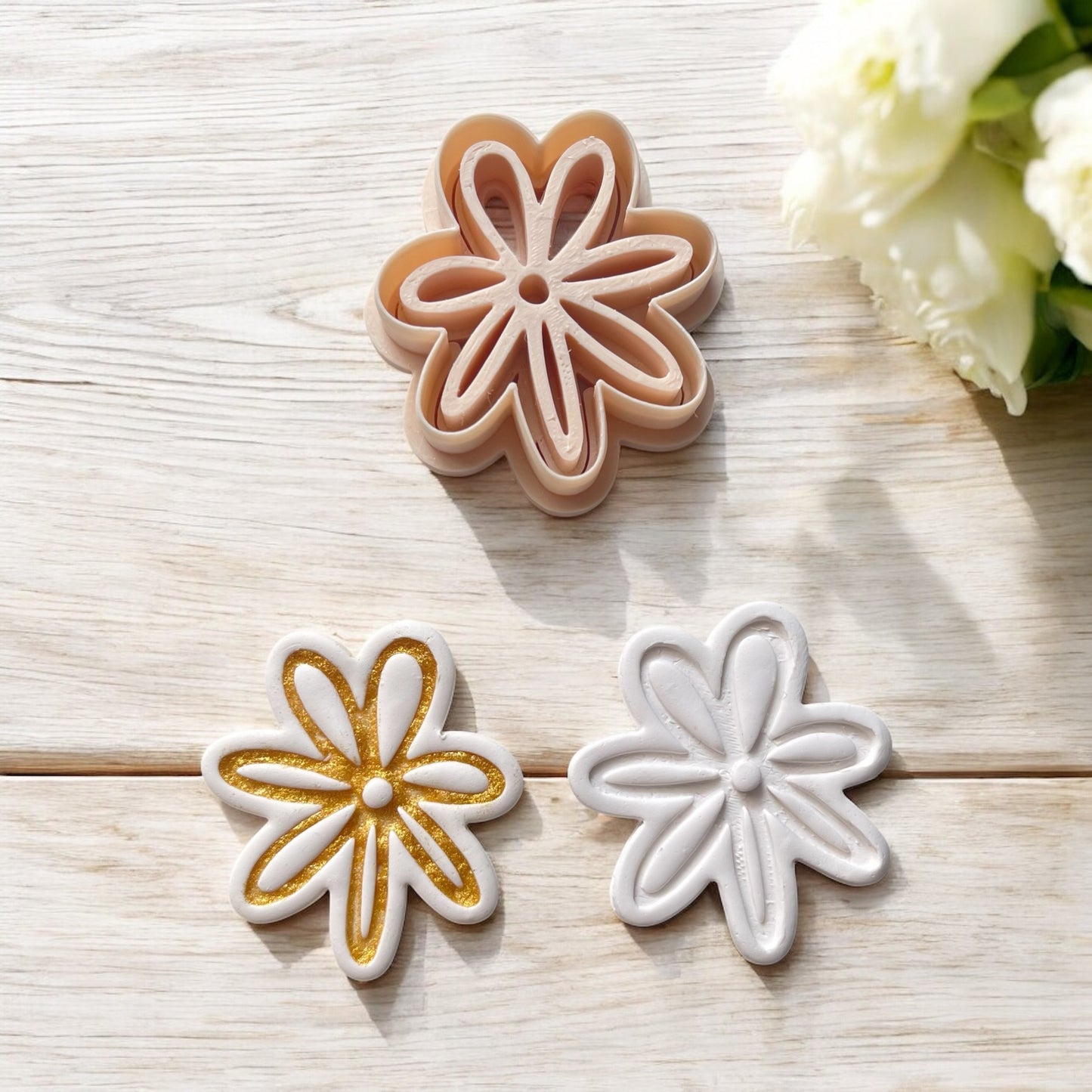 Cortador Arcilla Polimérica Flor Boho 124- Minipekas | Joyería DIY