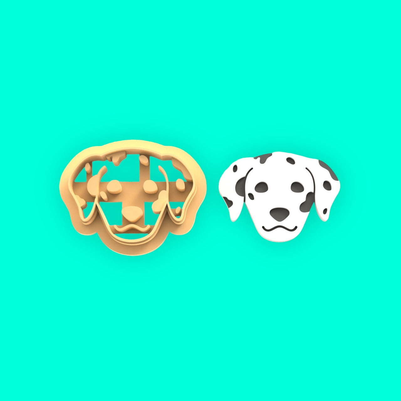 Découpeur dalmatien en pâte polymère